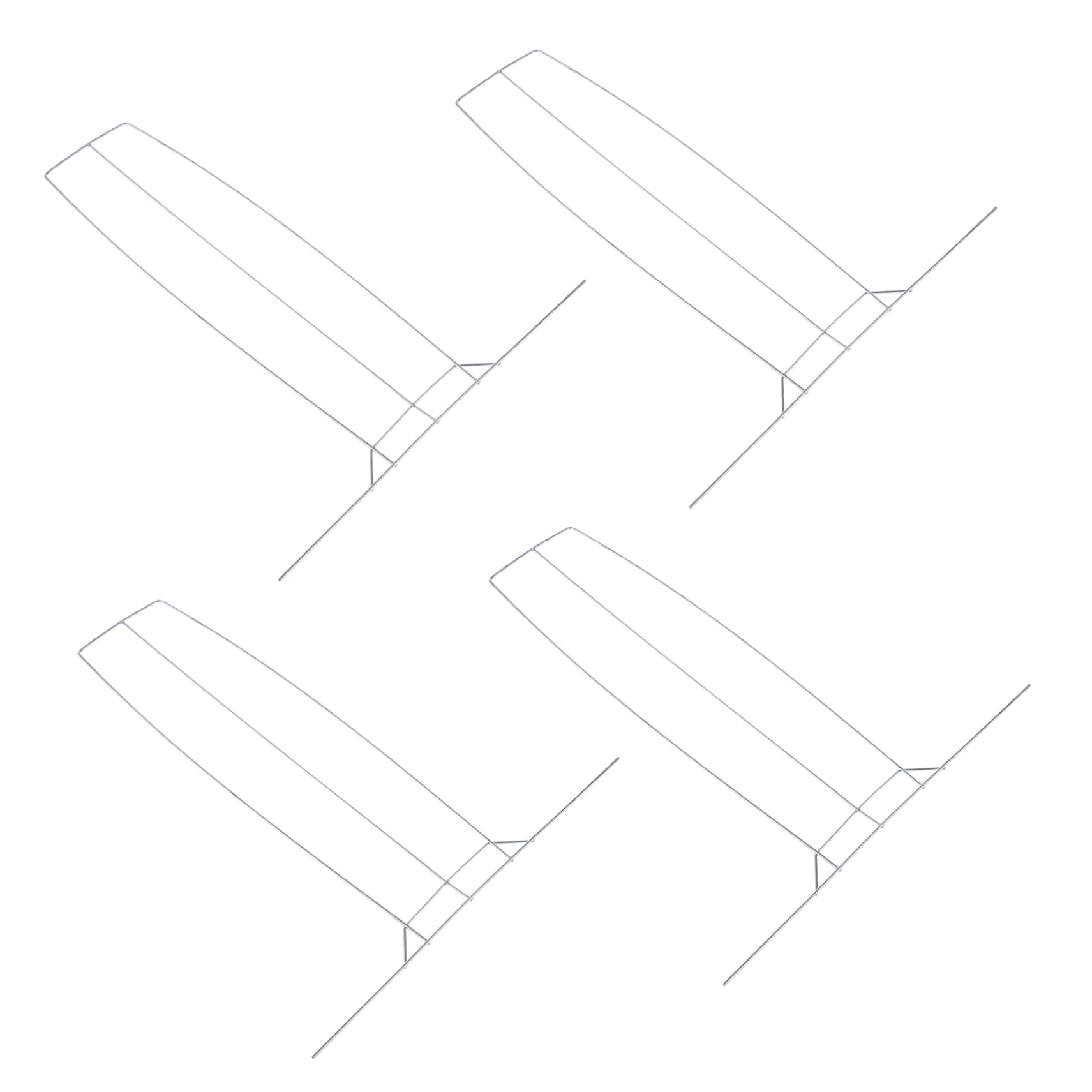 BUTIFULSIC 4pcs Pigeon Loft Door Sturdy Iron Cage Entrance Gate Replacement Hook Door