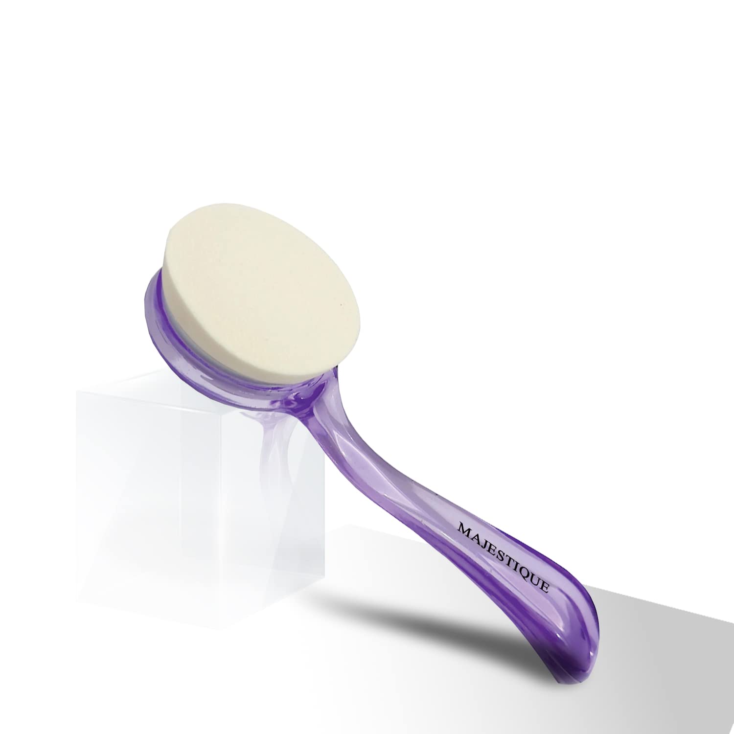 Majestique Ati-Allergic Face Sponge with Handle | Premium Exfoliating Sponge for Face | Face Cleaning Hydrofilic PU Face Sponge with Handle for Women and Girls (Pack of 1)-picture-11