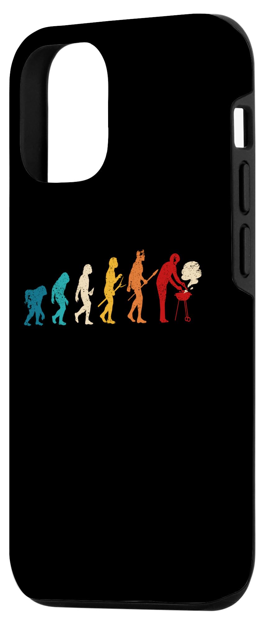 iPhone 15 Grilling Evolution Of Man BBQ Grill Barbeque Meat Smoker Case - Image 2