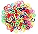 Cravates De Bandes De Cheveux,200pcs élastiques en caoutchouc colorés ne blessent pas les cheveux,pour Bambin Bébé Des gamins
