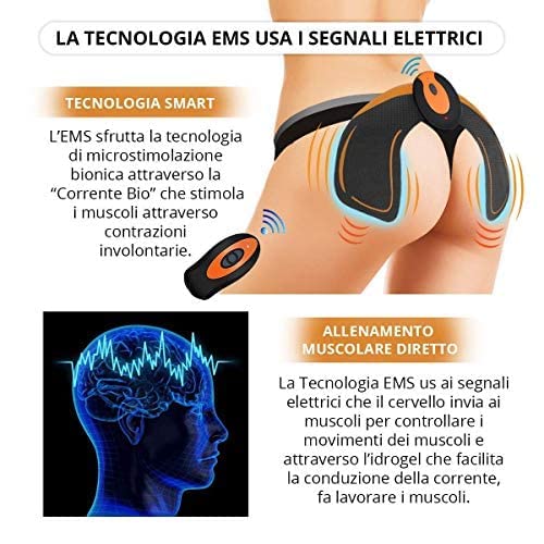 Electrostimulateur Fessier Moonssy - Appareil EMS Hanches Trainer Avec Télécommande Rechargeable