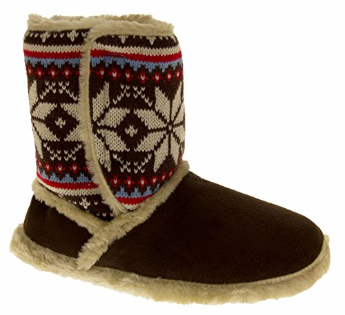 Coolers 078 Donna Marrone Scuro Finto Camoscio