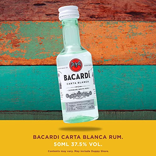 Spiced Rum Gift Set - Dead Mans Fingers Rum, Kraken, Bacardi White Rum, Old J Cherry Rum x4 5cl Alcohol Miniatures, Premium Franklin & Sons Mixers x4 - Birthday Gifts for Men, Dad Gifts, Fathers Day - Image 4