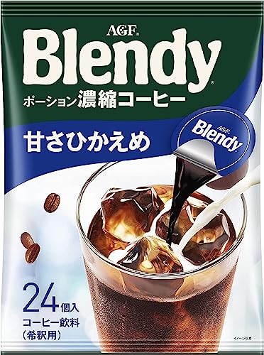 AGF Blendy Low Sugar Coffee Concentrate 24 Liquid Pods