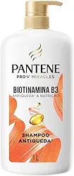 PANTENE PRO-V Miracles Shampoo Antiqueda & Nutrição Biotinamina B3 para cabelos com queda 1 L