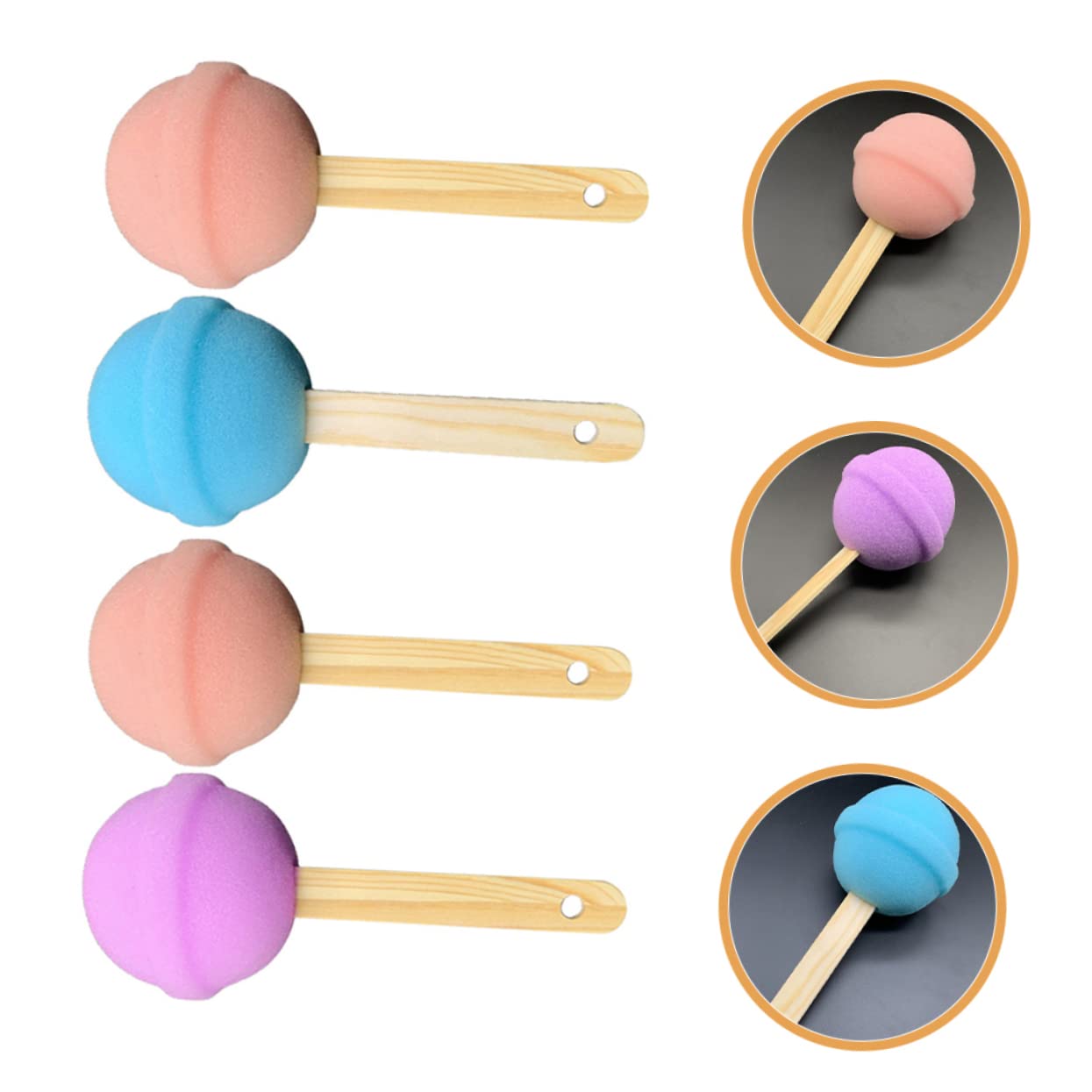 Healeved 12piezas Esponjas De Baño De Alta Densidad De Suaves y Exfoliantes Para Ducha y Cuidado Corporal Para Adultos Aleatorios