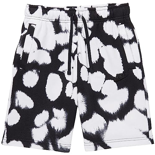Nike NSW Connect All Over Print Shorts (Little Kids/Big Kids) Black/Black