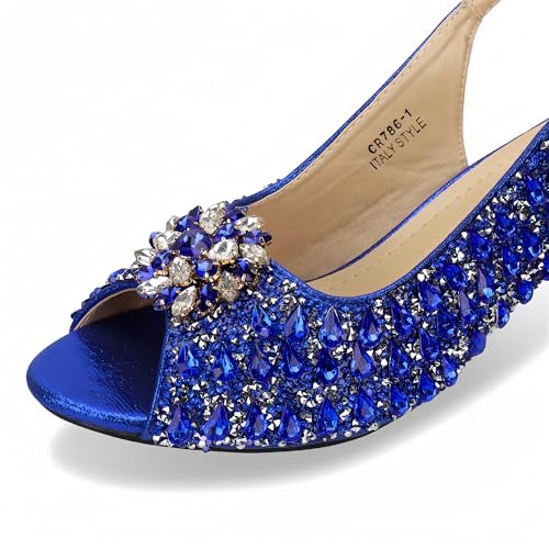 Women Shoes and Bag Set for Evening Party Wedding Italian Style High Heels Pumps Decorated with Rhinestone2