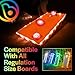 Brightz Cornhole Board Edge Lights with LED Bags - Includes 4-Pack of LED Cornhole Bags + TossBrightz Cornhole Board Edge Lights - The Ultimate Night Time Cornhole Master Set