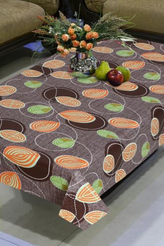 Image of Dakshya Industirs PVC Waterproof Table Cover 36x54 Inch Floral Printed Center Table Cover Washable Plastic Table Sheet Oilproof Dining Table Cover for Coffee Table Living Room Home (Decorative Vine)