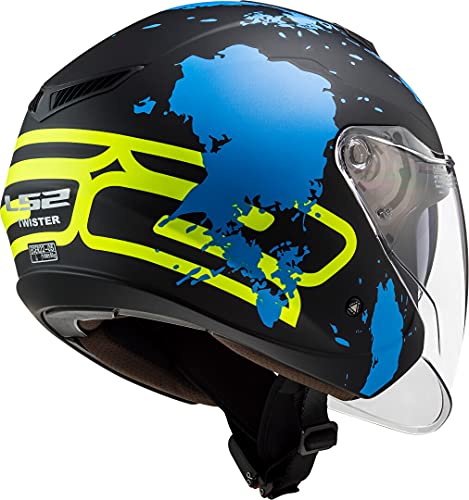 LS2, Casco jet da moto Twister II xover black mat