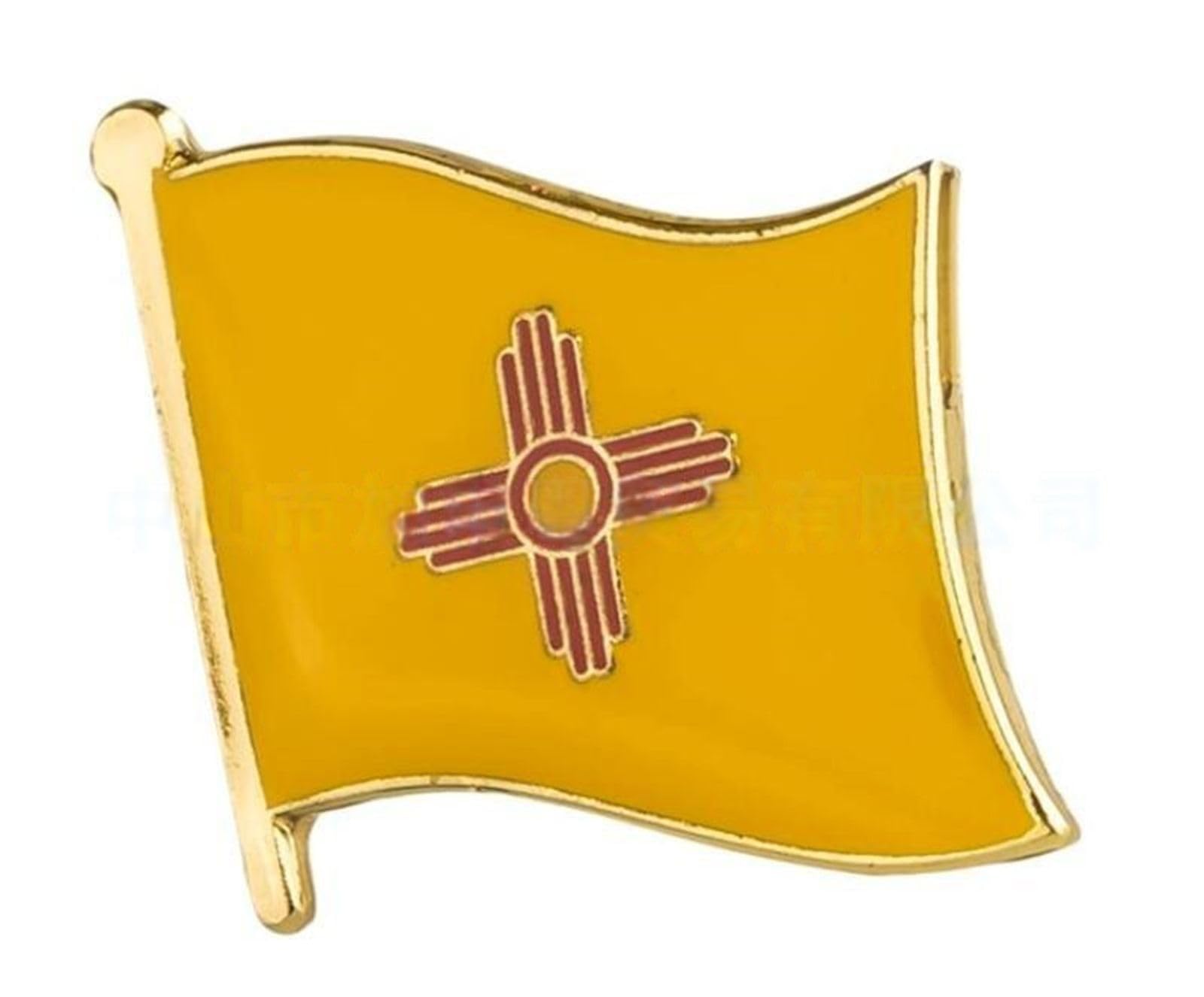 Ysmzzmsy Ysmzzmsy 1 PCS（0.75x0.63 inch) National Flag Pin Suit lapel flag pins Plated Metal Enamel Souvenir Hat Men Women Patriotic ﻿