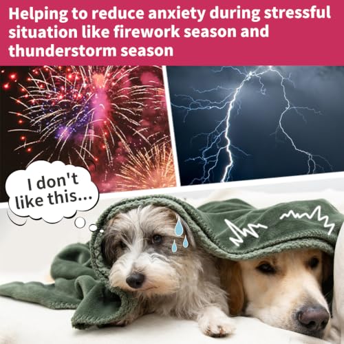 Image of Nanaki Dog Calming Hoodie Dog Hematoma Ear Wraps for Dogs-Ear Protection | Grooming and Force Drying Dog Ear Protector,Dog Ear Muffs Head Warp For Fireworks Anxiety Relief,Ear Protection Head Cover