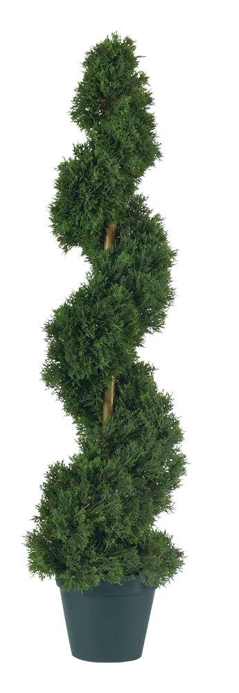 Nearly Natural3ft. Cedar Spiral Silk Tree (Indoor/Outdoor)