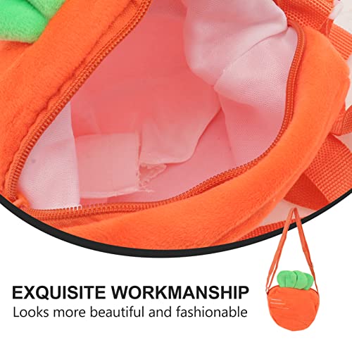 Womens Wallet Womens Wallet Cute Carrot Plush Shoulder Bag Fluffy Carrot Fruit Bag Purse Crossbody Messenger Shoulder Handbag for Women Girls Canvas Tote Purses4