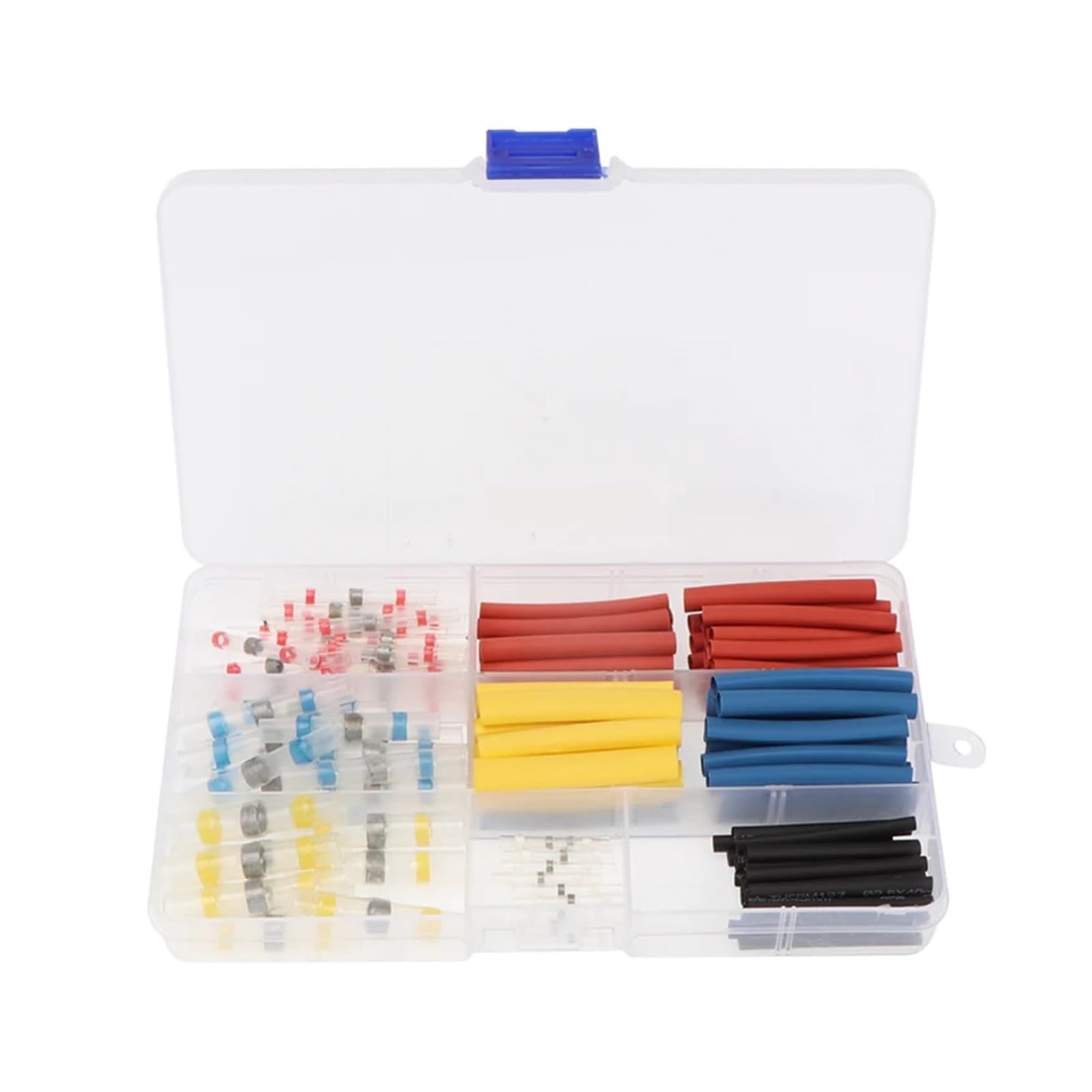 135Pcs Heat Shrink Insulated Seal Solder Butt Terminals Solder Wire Connectors Terminal & Heat Shrink Tube