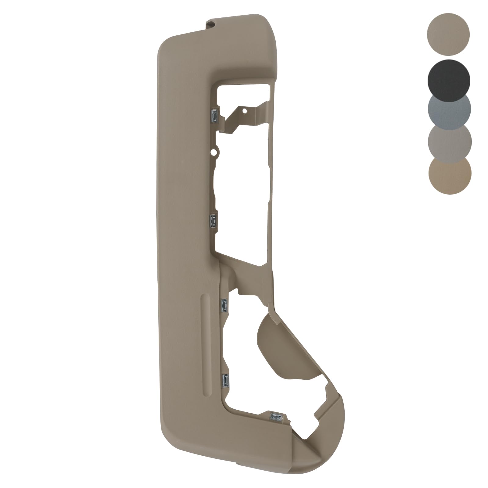 TQPONLY Driver Side Seat Trim Cover | Compatible with 2009-2014 Ford F150,2010-2014 Lincoln Mark LT Truck Accessories | Replaces 9L3Z-1562187-HA 9L3Z1562187HA Front Seat Track Cover (Camel)