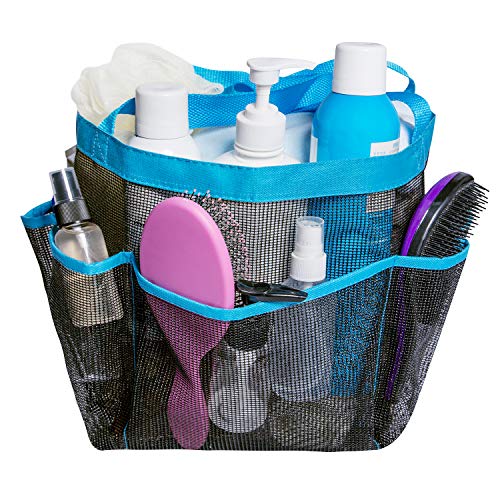 Attmu 2 Pack Portable Mesh Shower Caddy Dorm With 8 Mesh Storage Pockets, Quick Dry Waterproof Shower Tote Bag Oxford #TOP1