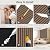 AKKPANE Acoustic Wood Slat Wall Panels, 2-Piece 47.2"x23.6" 15.5ft², 3D Fluted Soundproof Decorative Panels for Wall & Ceiling (Dark Walnut, 2pcs - 47.2 * 23.6in)