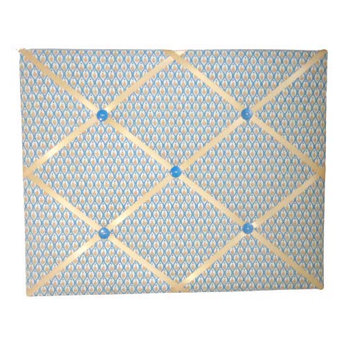 16"x20" French Memory Board, Bow BoardBlue & Gold