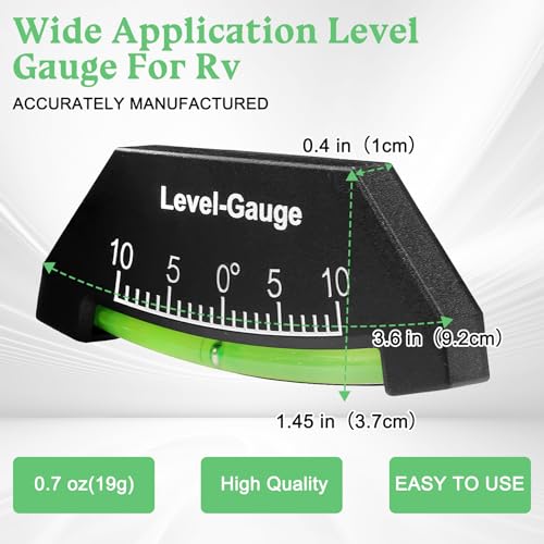 2 Pack Level Gauge for Rv, Rv Level Bubble, Camper Level Gauge, Level For Camper, Replace for Car Inclinometer Gauge, Inclinometer Gauge, Rv Level Gauge, Brass Inclinometer, Rv Levels, Rv Level Gauge