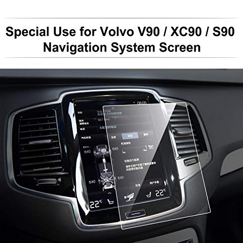 LFOTPP Volvo S90 V90 XC90 8,7 inch navigatie beschermfolie - 9H krasbestendig anti-vingerafdruk pantserglas displaybeschermfolie GPS Navi folie