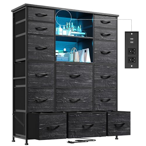 EnHomee 51' H Dresser with 15 Drawers Dresser for...