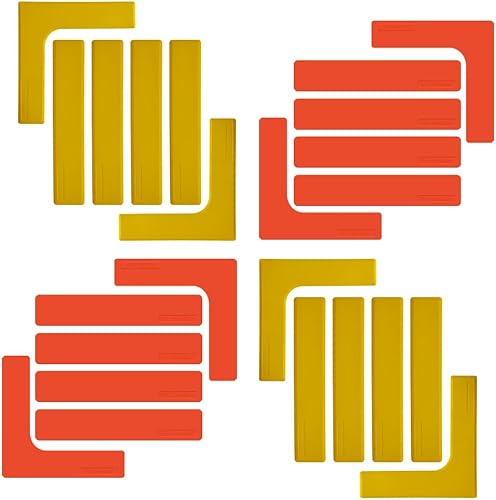 Eco Walker Court Lines - Juego de marcadores para crear tu propia mini pista de tenis de Pickleball