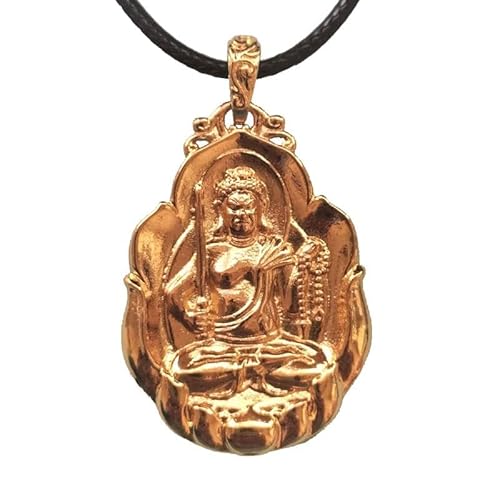 [DFJLWKE] 合金製 不動明王 ペンダント ネックレス レトロ（金色） お守り御本尊 厄除け 風水 開運 お守り 守護のサムネイル