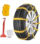 10Pcs Chaînes à Neige pour Auto Ninonly Chaine Neige Universelle