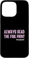 Vista 30 de Always Read The Fine Print's I'm Pregnant Pregnancy Case for iPhone XR