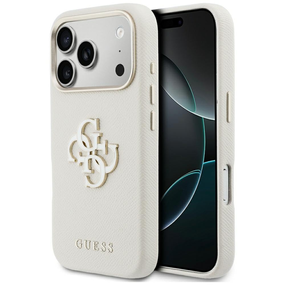CG MOBILE Guess FW Resing Logo etui do iPhone 17 Pro (beżowe)