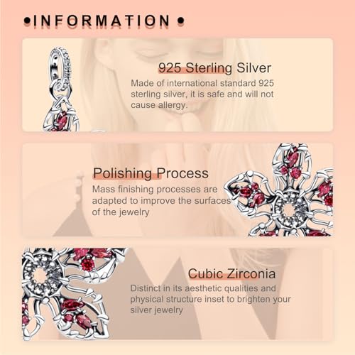 Image of S925 Sterling Silver Cartoon Anime Charms Pendant, Character Figures Dangle for Bracelet Necklace, Gifts for Mom Girlfriend Family, Valentine's Birthday Christmas Anniversary Jewelry
