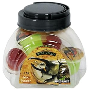 Reptielen-Planet Vita Jelly Mix Insecten Voedsel, 10-delig