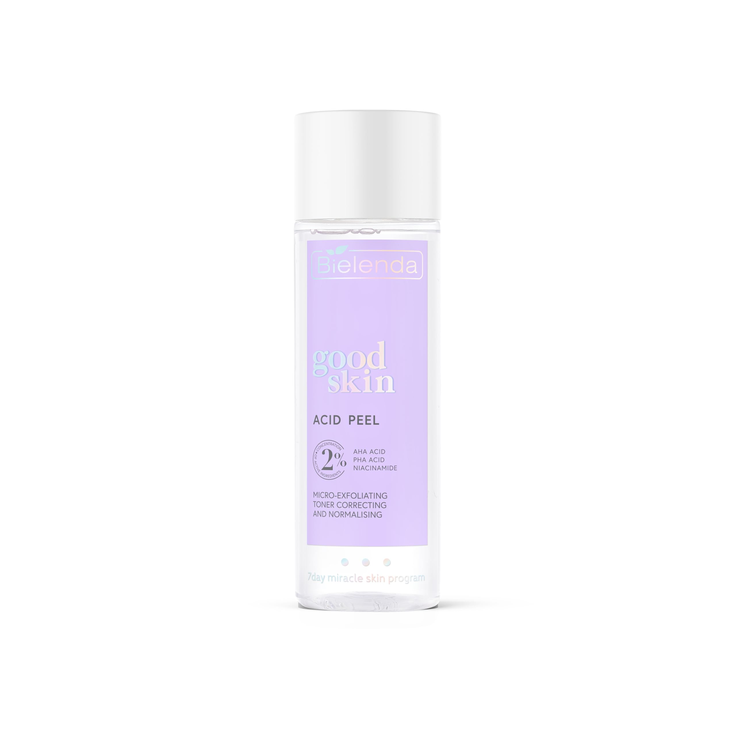 Bielenda Good Skin Acid Peel Corrective and normalizing Micro Peeling Tonic AHA + PHA acids, niacinamide, 200 ml