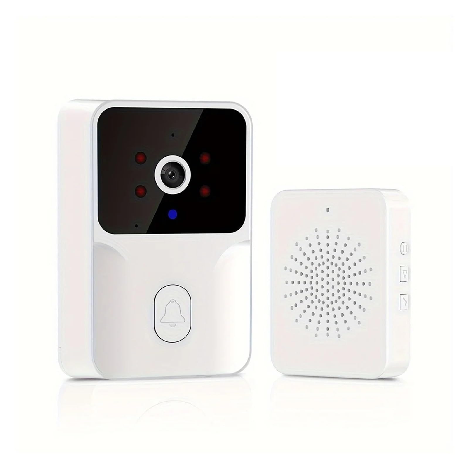 Sonnette vidéo vision nocturne pour surveiller votre maison de nuit avec audio bidirectionnel.