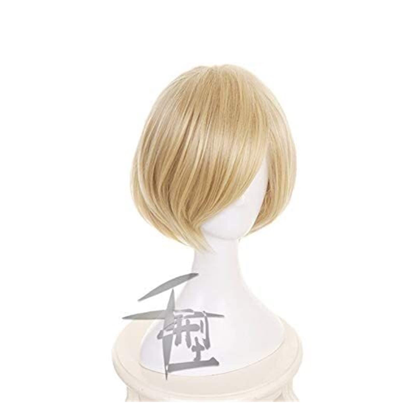MASERA Anime Cosplay Wig Anime YURI!!! on ICE Yuri Plisetsky Blonde Short Wig Cosplay Costume Heat Resistant Synthetic Hair Halloween Party Wigs