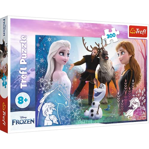 Trefl, Puzzle, Magische Zeit, Disney Frozen 2, 300 Teile, für Kinder ab 8 Jahren
