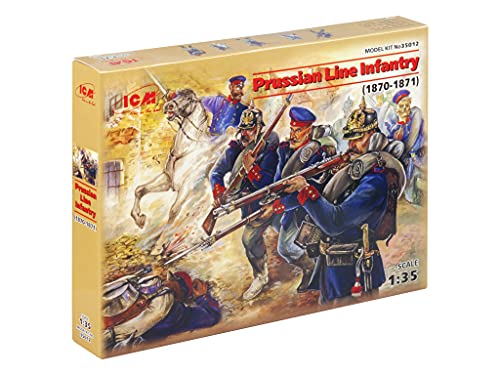 Kit de modelo plástico ICM Infantería Prusiana 1:35