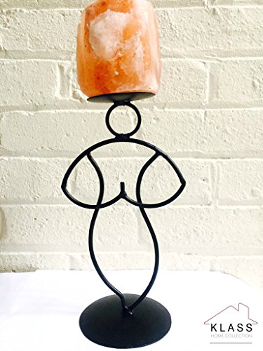 Klass Home Collection - Portavelas para mujer de Himalaya, diseño de roca natural