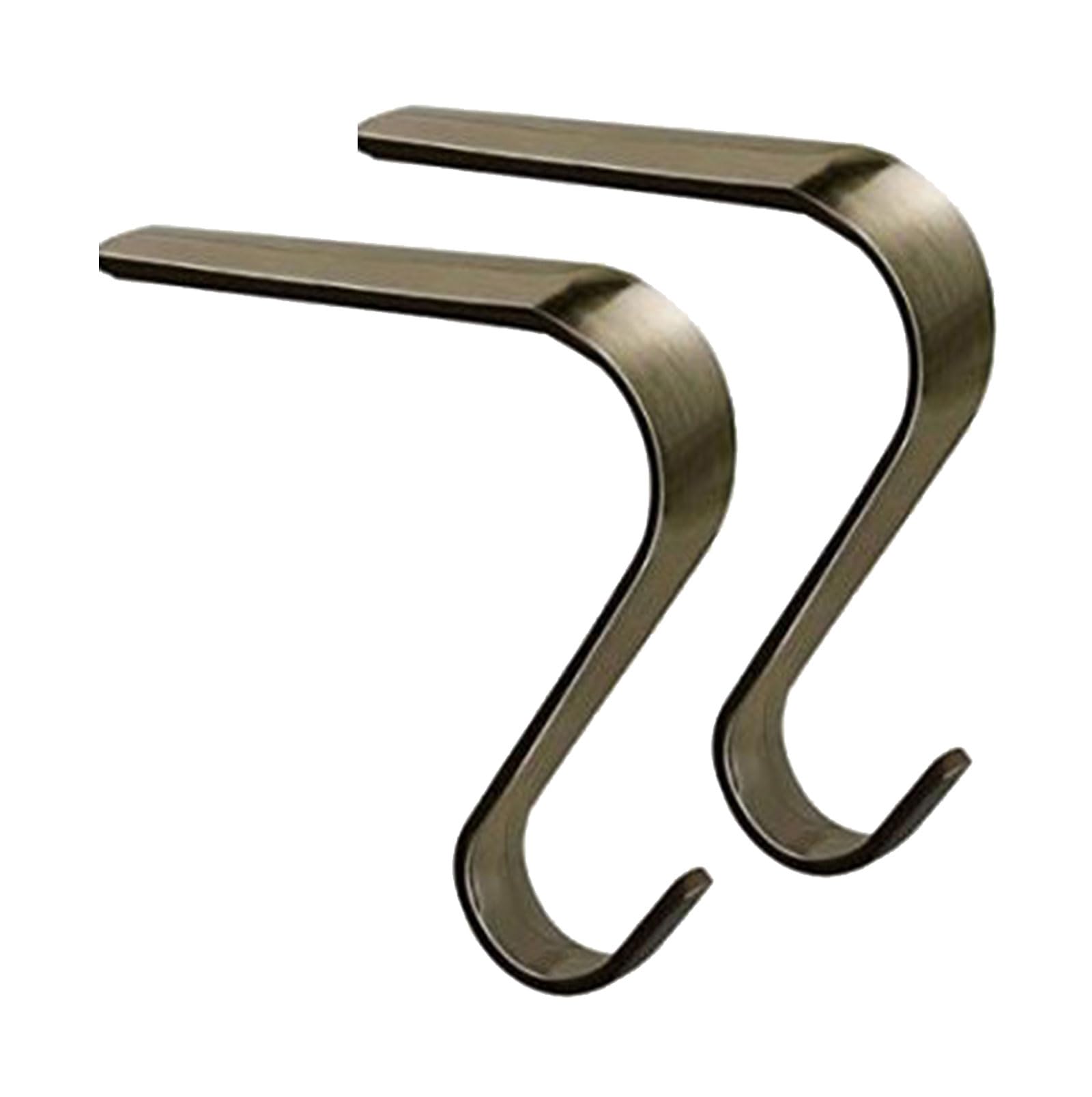 Tsophreniq Christmas Stocking Hangers Metal Hanging Hooks for Mantel and Fireplaces Decorations Holiday Display Accessories Mantel Stocking Hangers