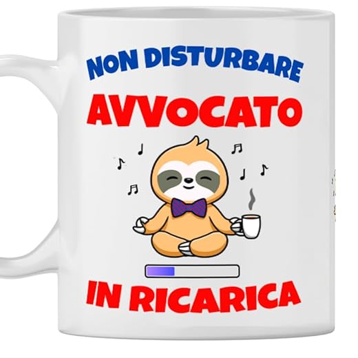 TeeDesign Tazza Avvocato, Idea Regalo di compleanno o natale per lui, Tazza per regali divertenti, gadget Tazze con mestieri da regalare