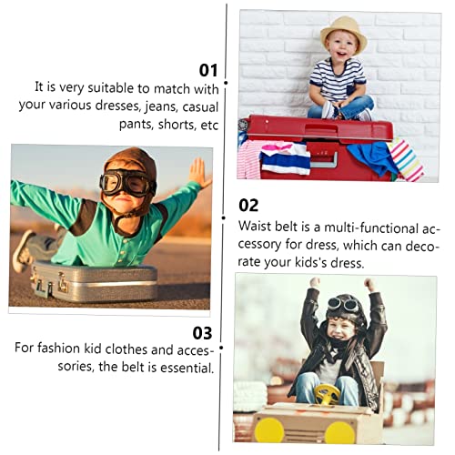 5 Pcs Adjustable Elastic Waistbands for Kids Stretchy Buckle Belts for Boys and Girls Comfortable Lightweight Children Waist Straps3