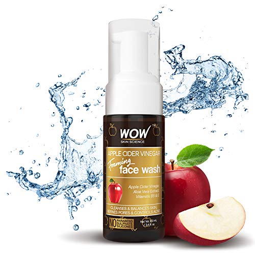 image for BUYWOW WOW Apple Cider Vinegar Foaming Face Wash Cleanser - Normal, Dr