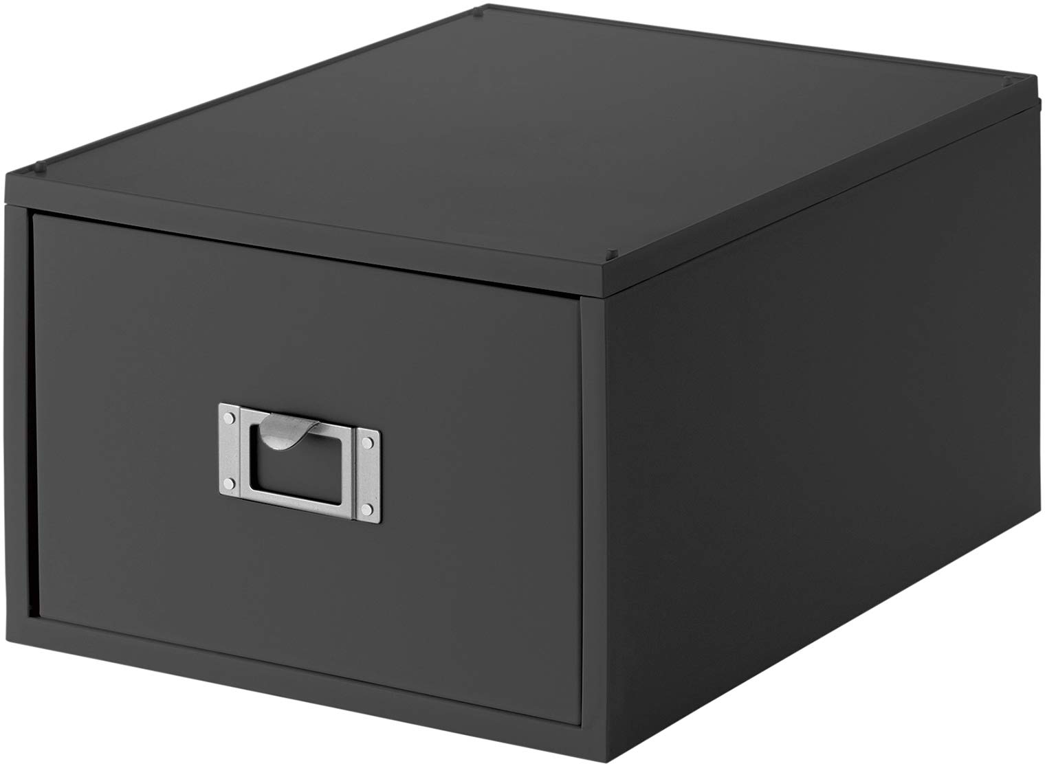 like-it MX-40 Custodia portaoggetti, DVD, unità di archiviazione, profondità, ca. larghezza 10,2 x profondità 13,8 x altezza 18,3 cm (26 x 35 x 18,2 cm), completamente grigia, Made in Japan