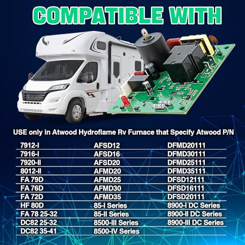 Image of RV Furnace Control Ignition Circuit Board Parts 31501 33488 30575 Fit for Atwood 8531-IV-DCLP 7916-II 7920-II Hydro Flame 8500-III 85-II Dometic DFMD25111 DFMD30111 DFMD35111 & More