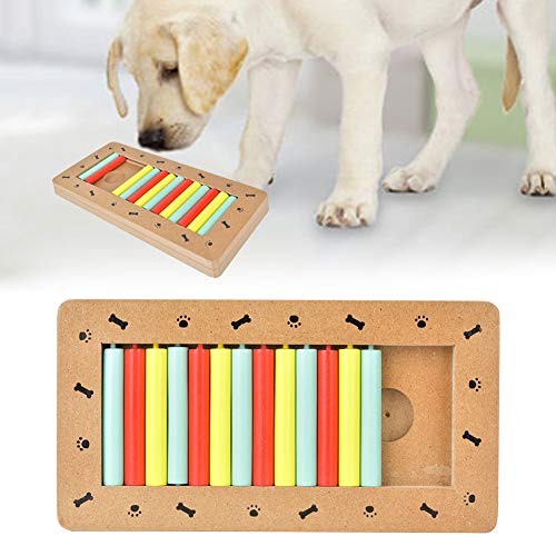 Brinquedo lento para animais de estimação, Brinquedo de madeira para animais de estimação, Proteção