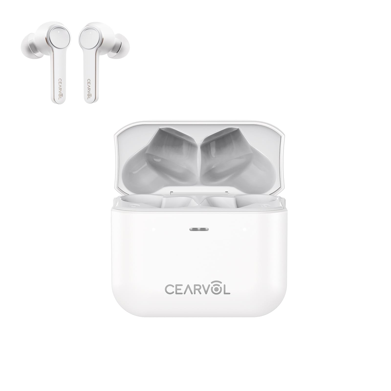 Amazon.co.jp: Cearvol 集音器 充電ケース ホワイト : ホーム＆キッチン