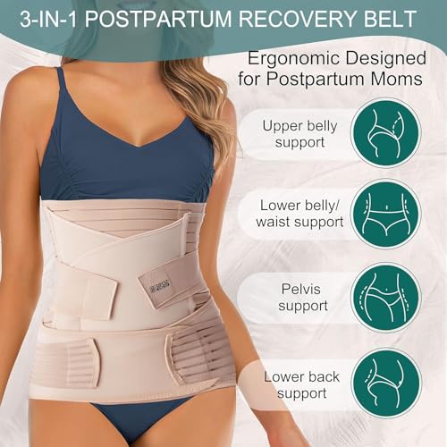 Faja de soporte postpartum 3 en 1 talla única piel miniatura 5