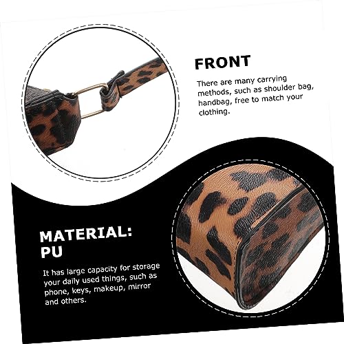 Leopard Print Purse Crossbody Bag for Women Women's Tote Bag Zipper Lady Handbag for Daily Use4